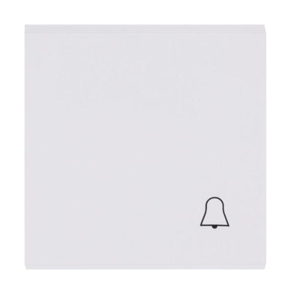 TECLA CON SÍMBOLO CAMPANA LUMINA2 BLANCO POLAR