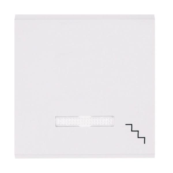 TECLA INDICADOR LUMINOSO ESCALERA LUMINA2 BLANCO POLAR