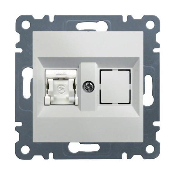 TOMA SIMPLE RJ45 CATEGORÍA 5E UTP LUMINA2 BLANCO POLAR