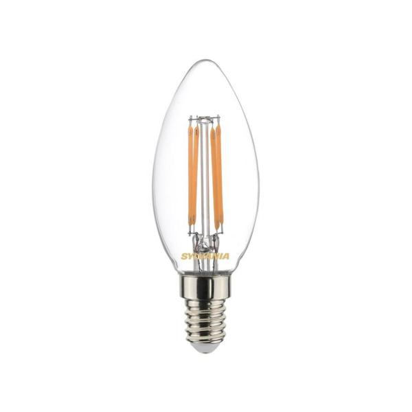 LÁMPARA LED TOLEDO RETRO VELA CL 4,5W 470lm 827 E14