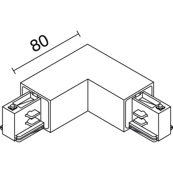 UNIÓN CURVA EXTERNA TRACK BLANCO