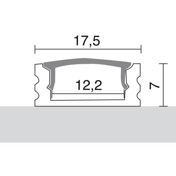 DIFUSOR PC TRANSPARENTE (3m)