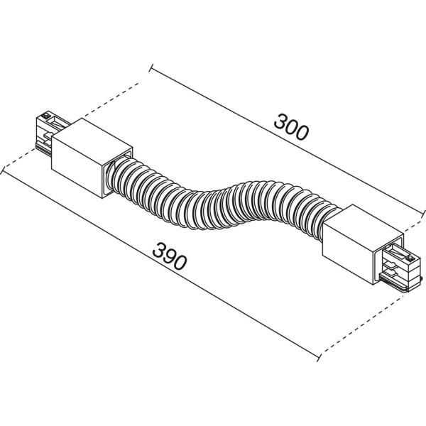 UNIÓN FLEXIBLE TRACK BLANCO
