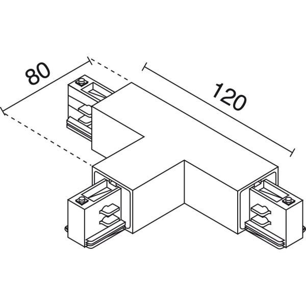 UNIÓN T DERECHA TRACK BLANCO