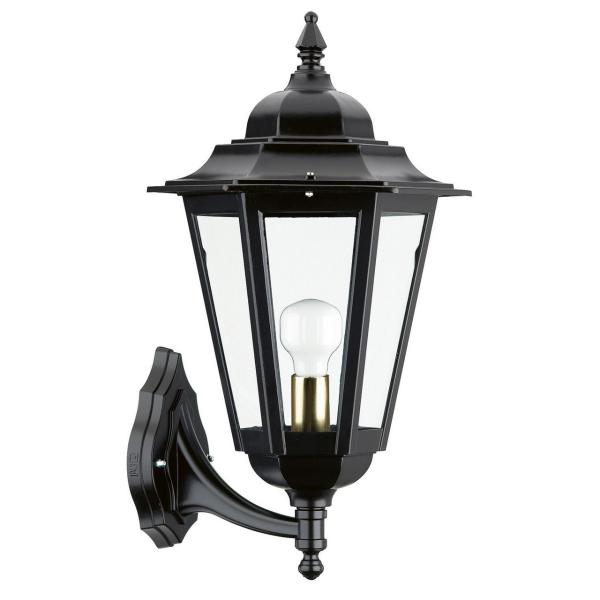 APLIQUE CLSICO ELITE 6 SMALL IP43 E27 42W CRISTAL MATIZADO NEGRO