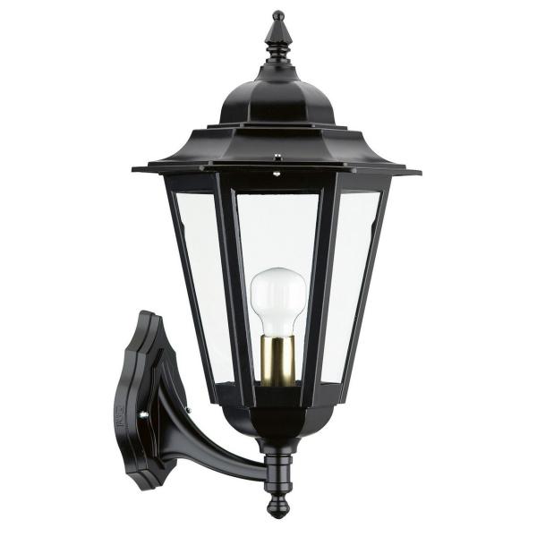 APLIQUE CLSICO ELITE 6 LARGE IP43 E27 42W CRISTAL MATIZADO NEGRO