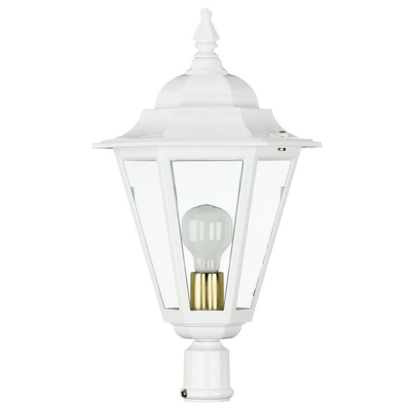 LUMINARIA VIAL PARA POSTE ELITE 6 IP43 E27 70W 550mm CRISTAL MATIZADO BLANCO