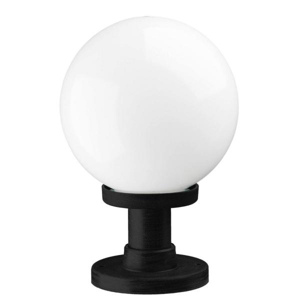 SOBREMURO CURVA INDURA GLOBO E27 NEGRO