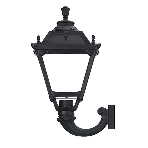 APLIQUE CLSICO INDURA MEDIUM 4 IP55 E27 42W NEGRO