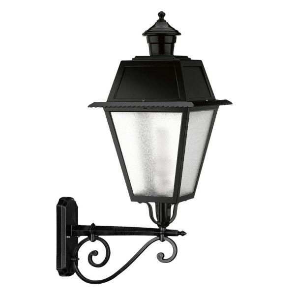 APLIQUE CLSICO VILLA CHAP IP43 E27 70W NEGRO