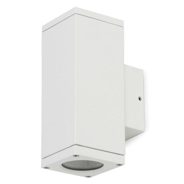 APLIQUE CUB IP54 GU10 2x35W BLANCO