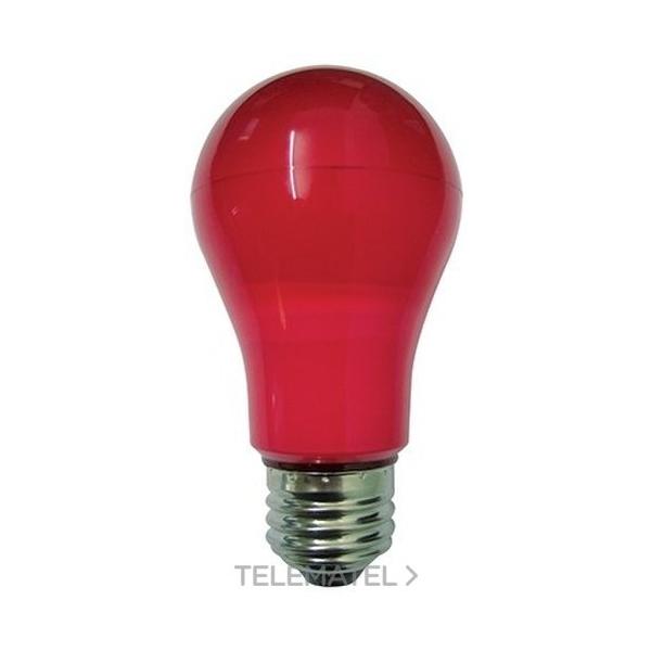 LMPARA LED ESTNDAR COLOR 6W E27 ROJO