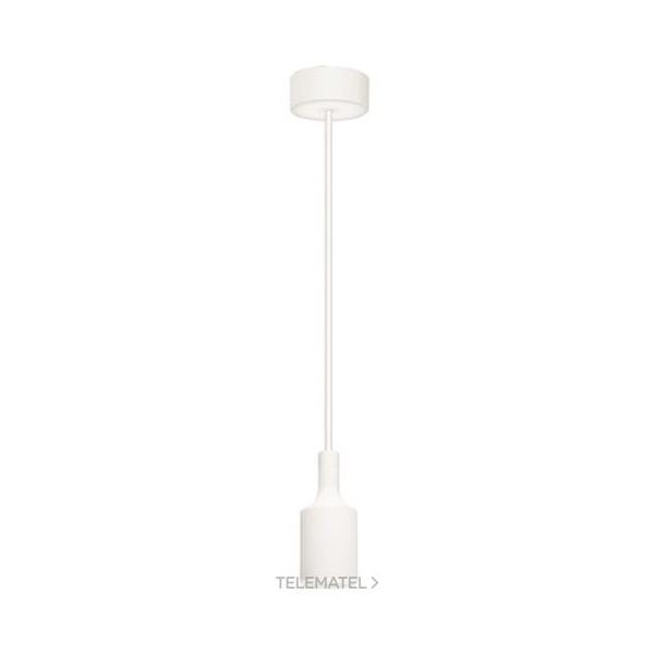 BASE+CABLE BLANCO +PORTA LMPARA TENDEDERA BLANCO