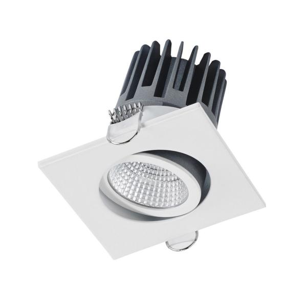EMPOTRABLE ORIENTABLE KORE 80x80mm LED 3000K BLANCO