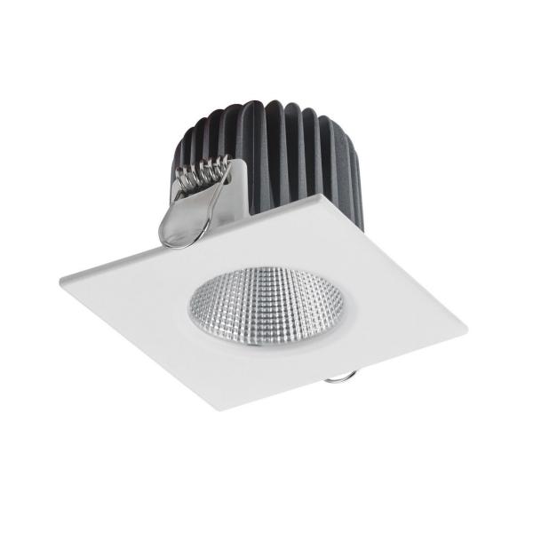 EMPOTRABLE CUADRADO FIJO NIX 82mm LED 3000K BLANCO