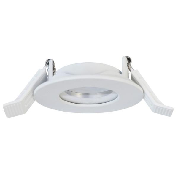 EMPOTRABLE REDONDO INEL DIÁMETRO 90 IP20 BLANCO/CRISTAL