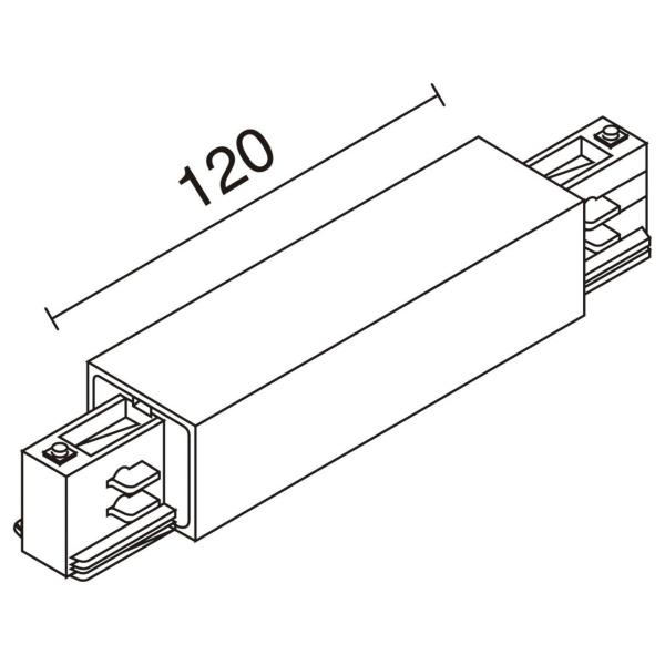 ALIMENTADOR CENTRAL TRACK NEGRO TRIFSICO A TRANSICIN RED 230/400V