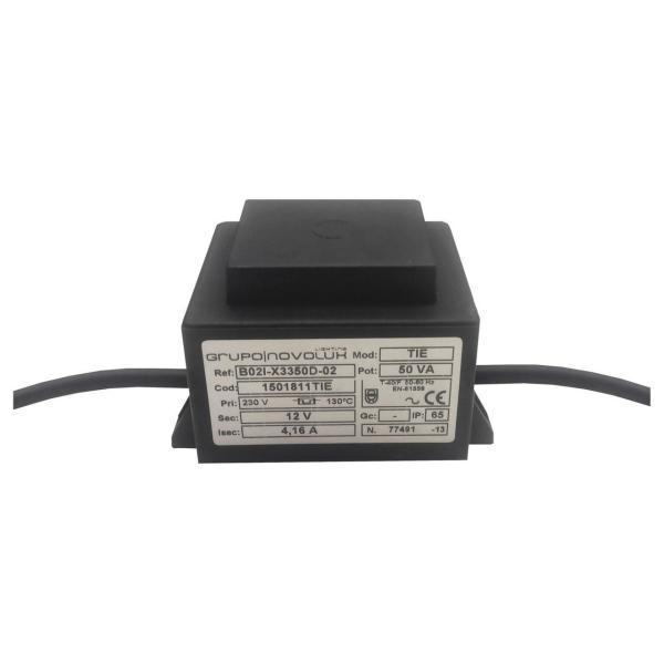 TRANSFORMADOR 12V AC 50W IP65