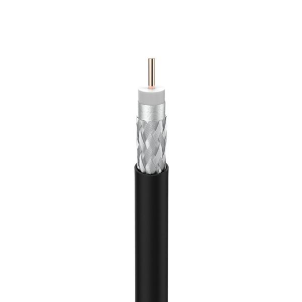 CABLE COAXIAL T100 CU/AL POLIETILENO CLASE A 100m NEGRO