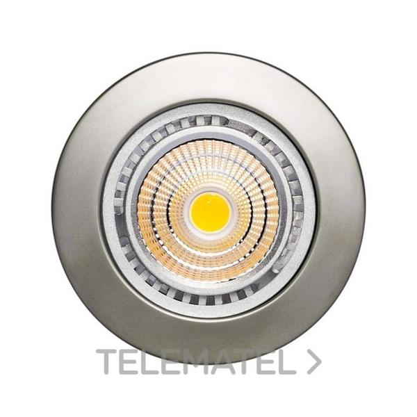 SPOT FIJO REDONDO DIÁMETRO 64mm SATÍN CROMO