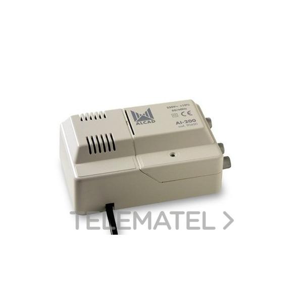 AMPLIFICADOR INTERRUPTOR AI-200 1 ENTRADA 2 SALIDAS UHF G=24dB