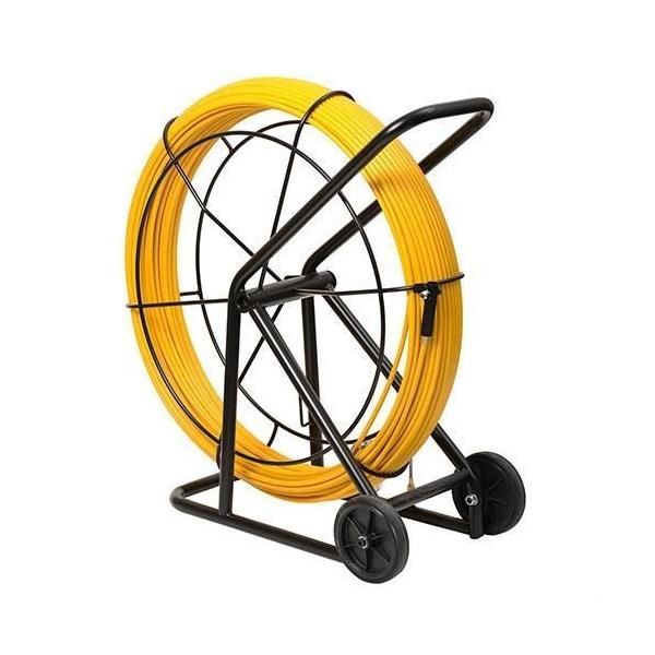 PASACABLES FIBRA AUTOENERGÉTICA 9mm 60m VH800 AMARILLO