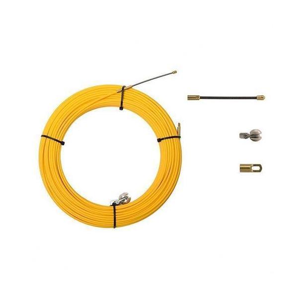 PASACABLES FIBRA AUTOENERGÉTICA 6mm 30m AMARILLO