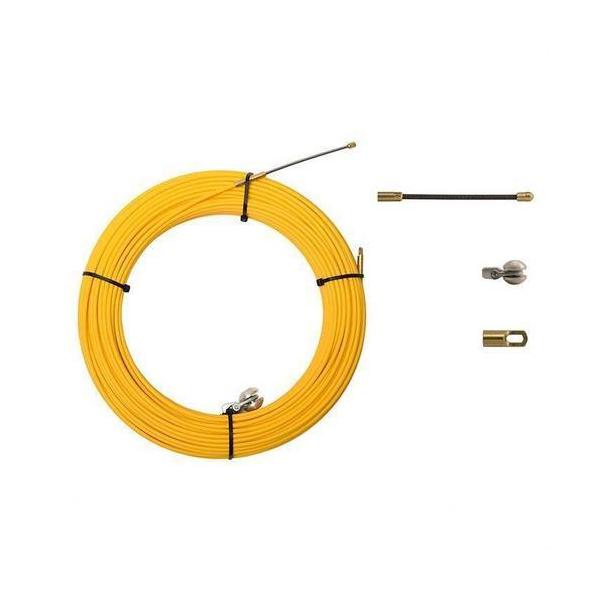 PASACABLES FIBRA AUTOENERGÉTICA 6mm 40m AMARILLO