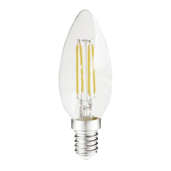 LMPARA FILAMENTO LED E14 4W 470lm 2700K DIMETRO 35mm BLANCO