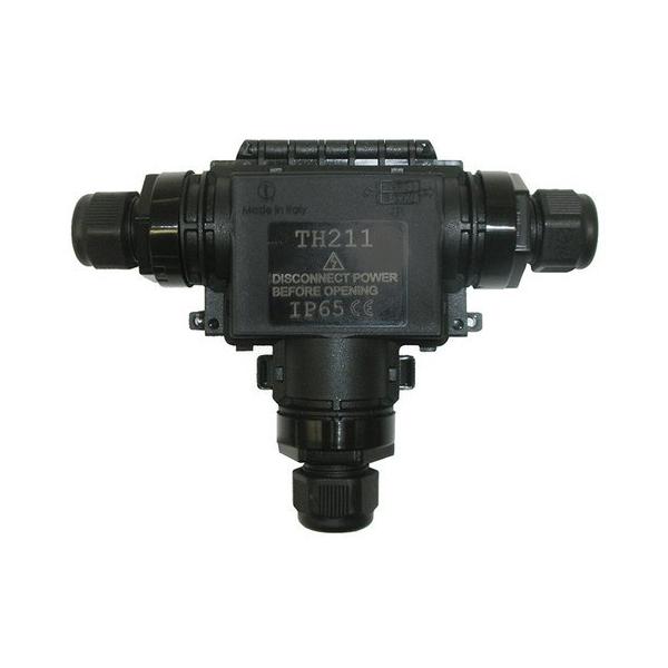 TRIPLE CONECTOR PARA CABLE MANGUERA 4-10mm