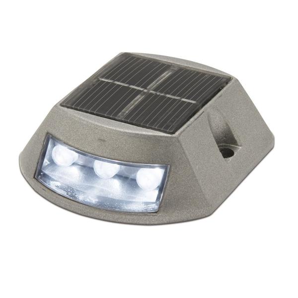 ADOSADO SUELO SOLAR INTI 1 BEAM FLASHING IP68 LED SMD MBAR 0.34W CRI80 GRIS