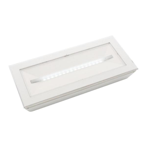 LUMINARIA EMERGENCIA BESSEL LED 60lm 1h NO PERMANENTE IP42 BLANCO