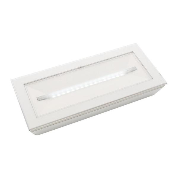 LUMINARIA EMERGENCIA BESSEL LED 105lm 1,5h NO PERMANENTE IP42 BLANCO