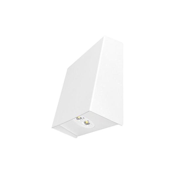 LUMINARIA EMERGENCIA VIA LED PARED 190lm 1h PERMANENTE/NO PMT.193x142x60mm BL