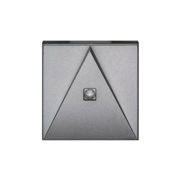 BALIZA EMERGENCIA SUPERFICIE SENDA 1h PERMANENTE LED BLANCO TRIANGULAR GRIS