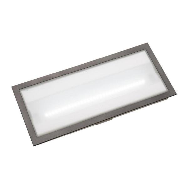 LUMINARIA EMERGENCIA EMPOTRAR VOLUTTA LED 180lm 1h PERMANENTE 360x166x40mmblanco