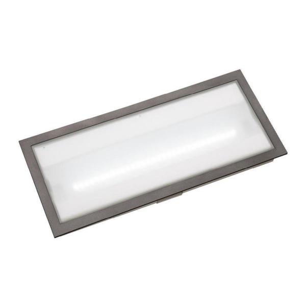 LUMINARIA EMERGENCIA EMP.VOLUTTA LED 180lm 1h PMT.360x166x40mm ANTR.