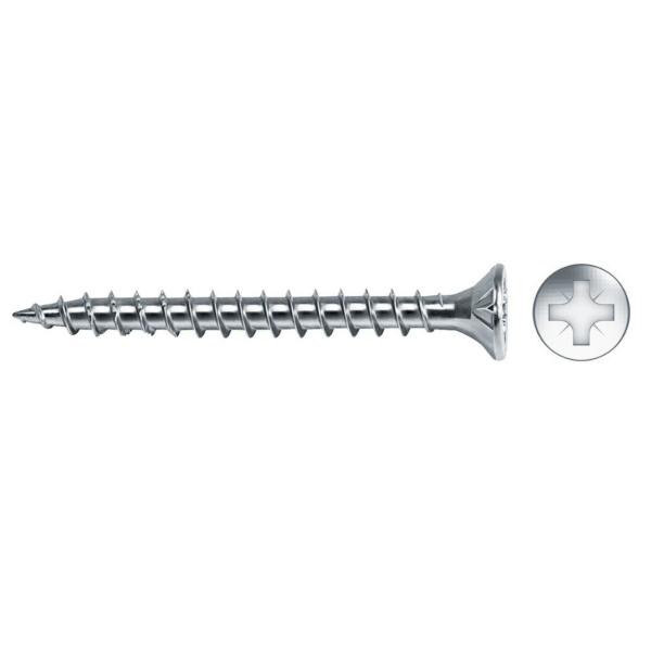 TORNILLO MADERA AVELLANADO VELOX POZI 4x20mm CINCADO