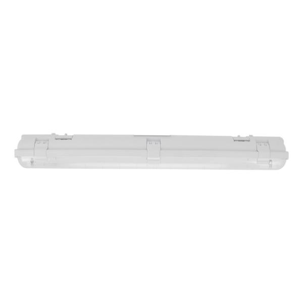 PANTALLA ESTANCA BERLIN ECO LED 1200mm 1EXT S/POLAR GRIS CLARO