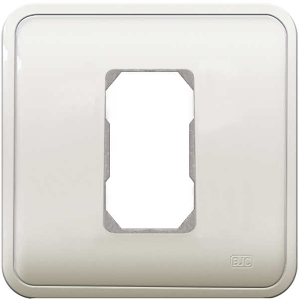 Placa 1 estrecho (caja s/estrella)