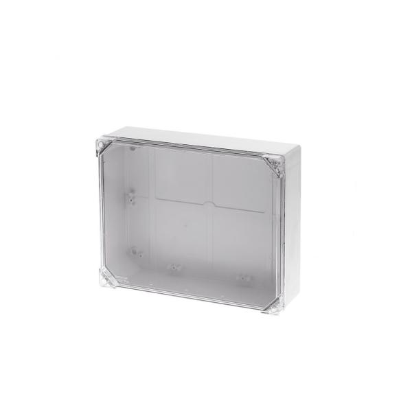 CAJA SUPERFICIE CON TAPA TRANSPARENTE IP65 310x240x100