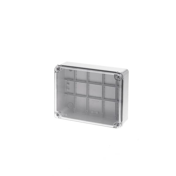 CAJA SUPERFICIE CON TAPA TRANSPARENTE IP65 240x290x100