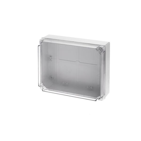 CAJA SUPERFICIE CON TAPA TRANSPARENTE IP65 310x240x120