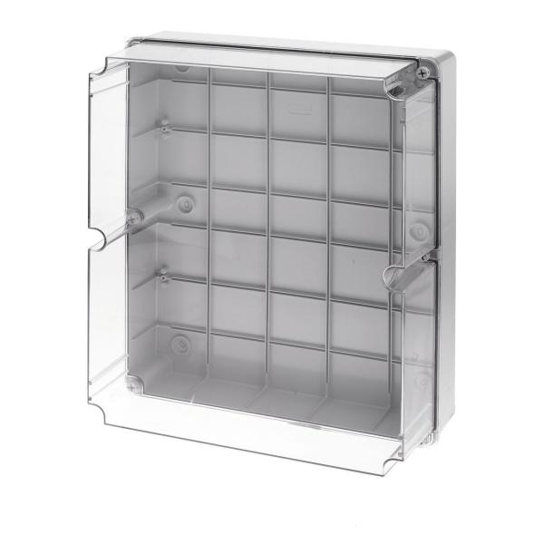 CAJA SUPERFICIE CON TAPA TRANSPARENTE IP65 460x380x180