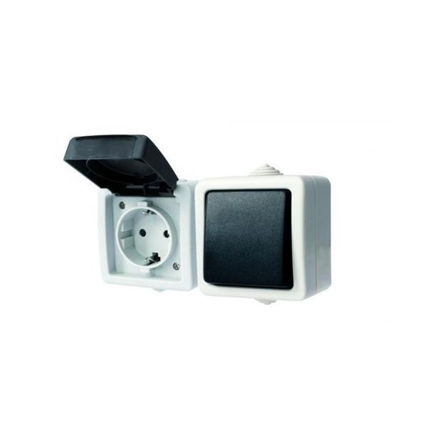 CONMUTADOR SUPERFICIE+BASE IP54