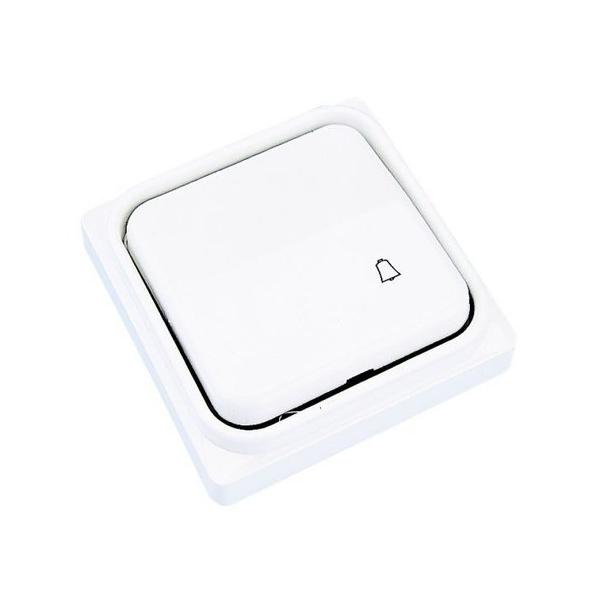 PULSADOR UNIPOLAR TIMBRE SERIE IBIZA-MAR-MURO BLANCO