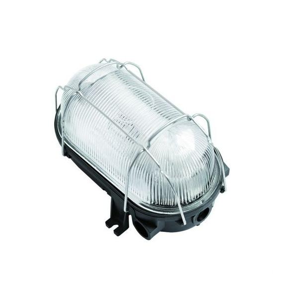 APLIQUE OVAL E27 IP44 CLASE 2 DESMONTABLE 100W BLANCO