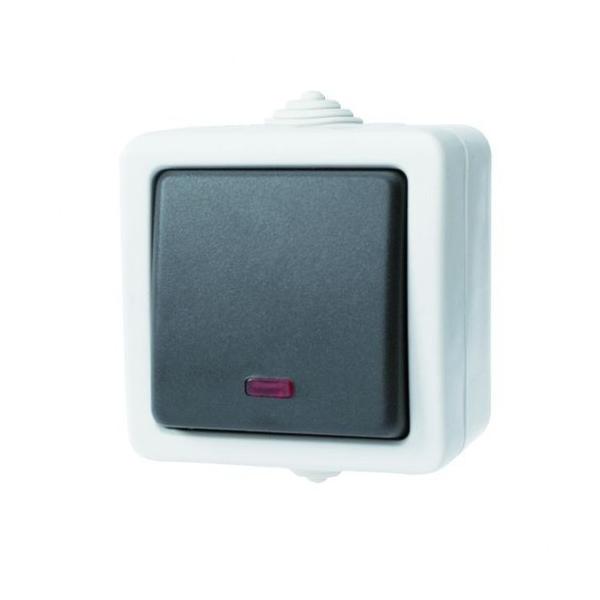 PULSADOR SUPERFICIE IP54 16A 250V