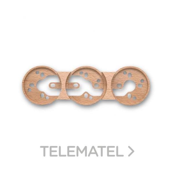 PEANA 3 ELEMENTOS DO SUPERFICIE MADERA HAYA NATURAL (PACK)