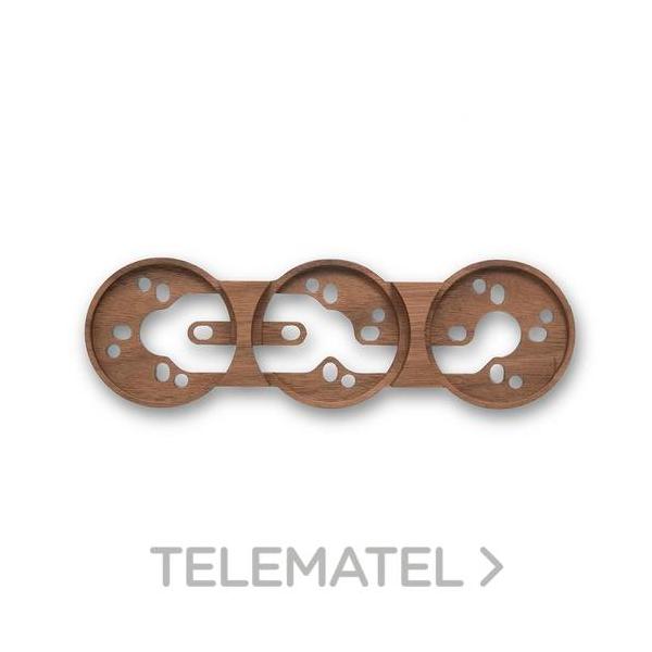 PEANA 3 ELEMENTOS DO SUPERFICIE MADERA NOGAL (PACK)